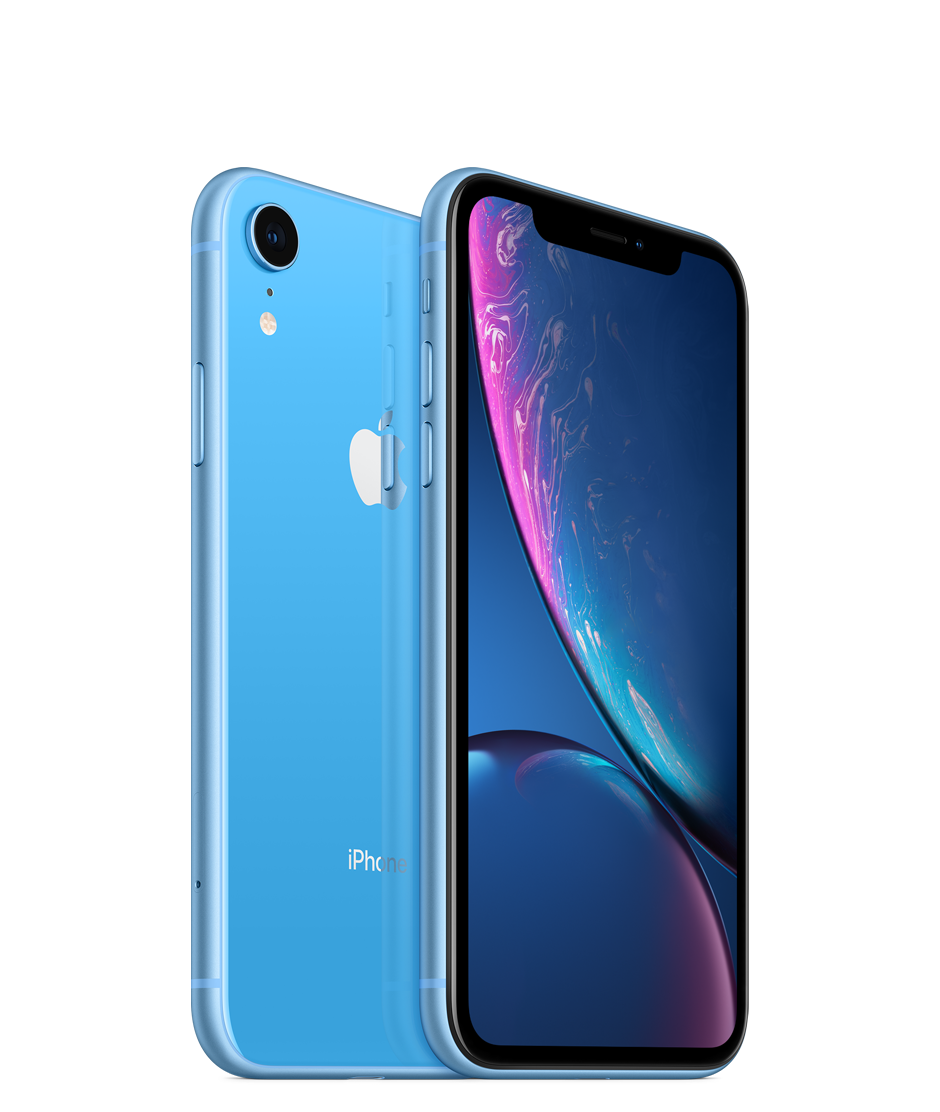 iPhone XR 128GB Blue A-Stock Unlocked – with Pre-Paid Service Plan 